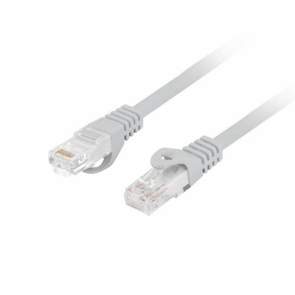 LANBERG Patch kabel CAT.6 UTP LSZH CU 0.5M šedý Fluke Pas...