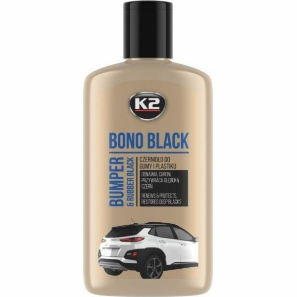 K2 BLACK FOR RUBBER AND PLASTIC BONO BLACK 250ml