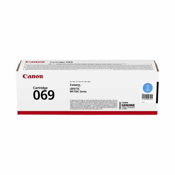 Canon TONER CRG 069 C azurová pro LBP673Cdw, MF752Cdw a M...