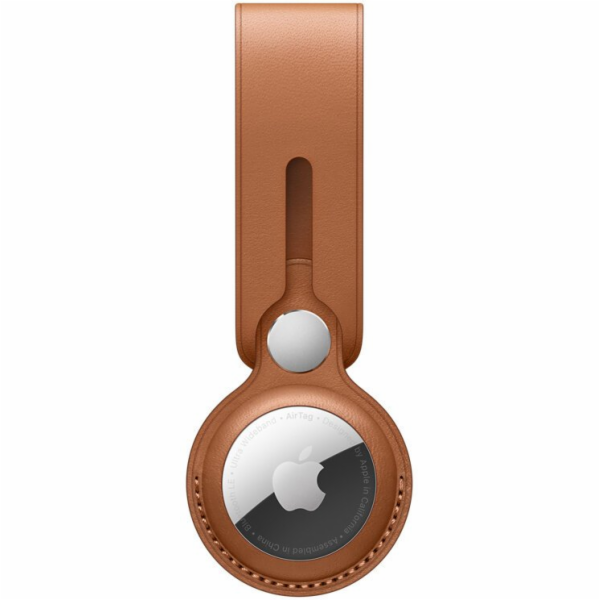 Apple AirTag kožené poutko sedlově hnědé