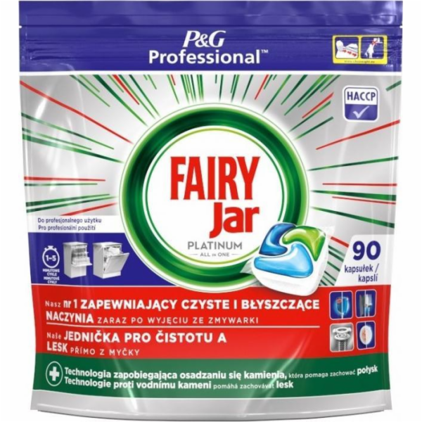 Kapsle do myčky JAR 90 ks Profesional Platinum 1,57 kg