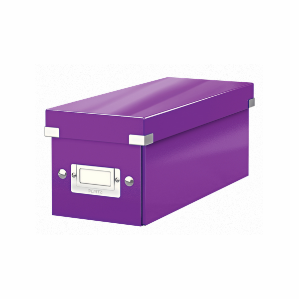 LEITZ Krabice na CD  Click&Store, purpurová