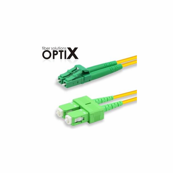 Patchcord FO duplex LC/APC-SC/APC  9/125um SM, 1m, OS2