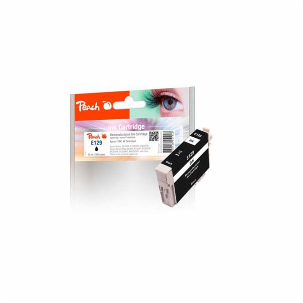 PEACH kompatibilní cartridge Epson T1291, Black, 13 ml