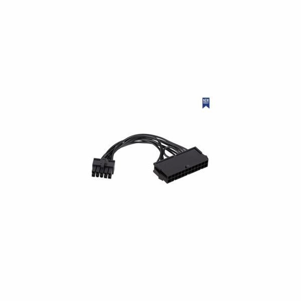 Akyga adaptér s kabelem 24 pin (f)/10 pin (m) 10cm