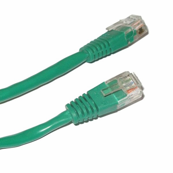 XtendLan patch kabel Cat6, UTP - 1m, zelený (prodej po 10...