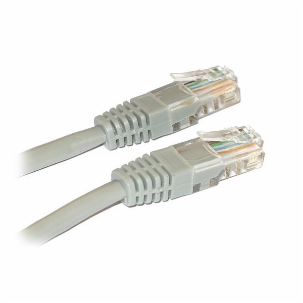 XtendLan patch kabel Cat5E, UTP - 40m, šedý