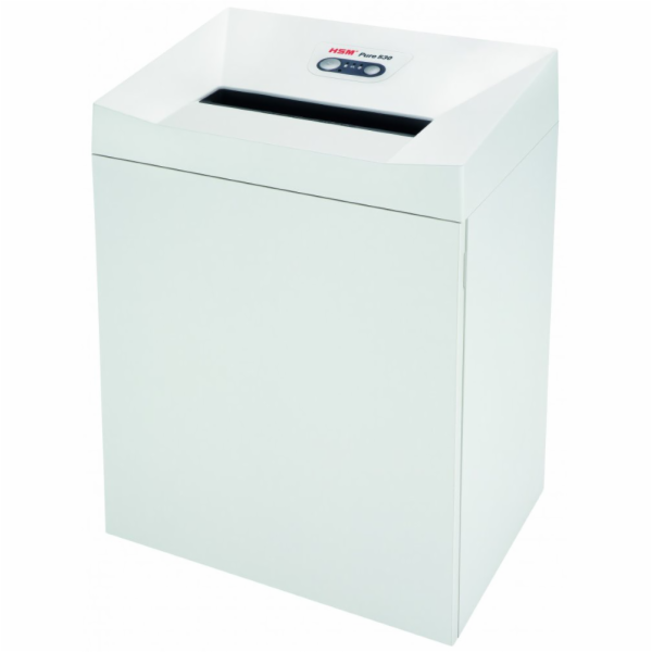 HSM Pure 530 skartovačka Na malé částice 55 dB 30 cm Bílá