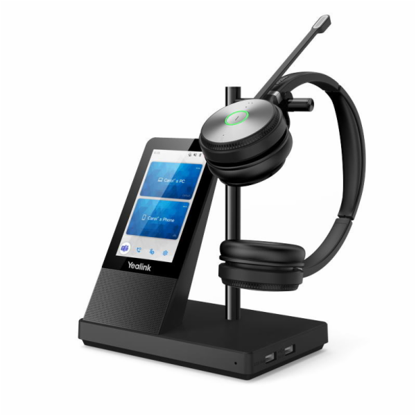 Yealink WH66 Dual UC (schwarz, DECT, Bluetooth 4.2)