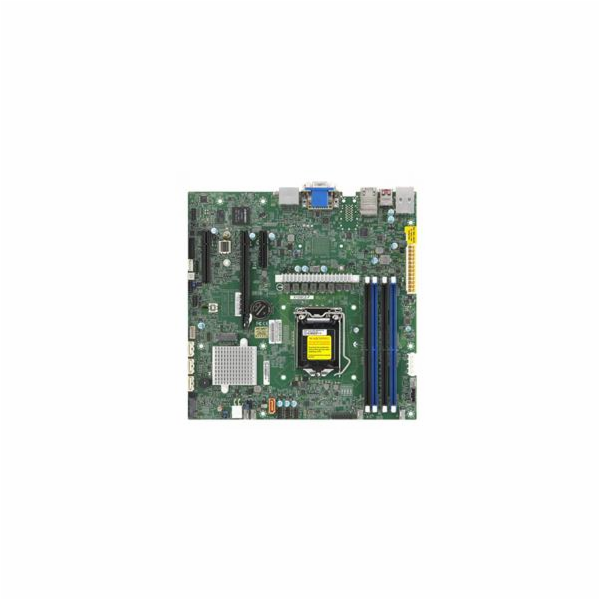 SUPERMICRO MB LGA1200 1U(core10g), Q470,4xDDR4,4xSATA3,M....