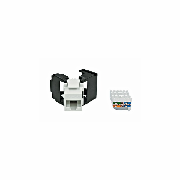 Schrack Keystone RJ45 UTP,Cat.6 de-embedded, samozářezový...