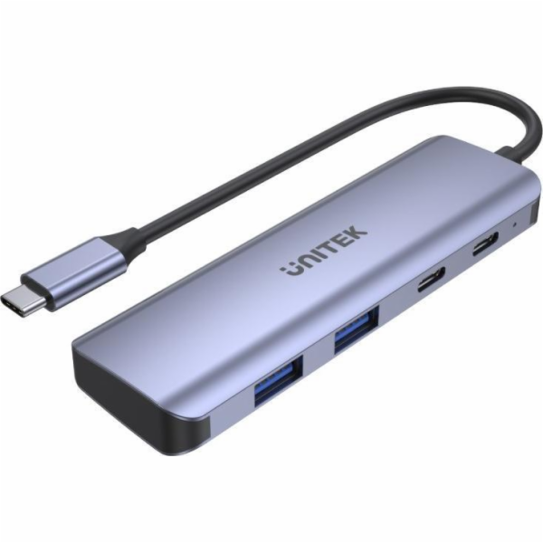 UNITEK HUB USB-C H1107Q; USB-A x2, USB-C x2