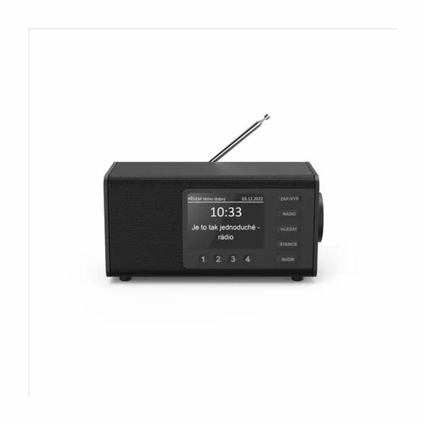 Hama digitální rádio DR1000, FM/DAB/DAB+, černé