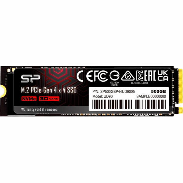 Dysk SSD Silicon Power UD90 500GB M.2 PCIe NVMe Gen4x4 NV...