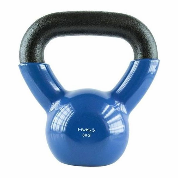 Kettlebell HMS KNV06 pogumovaný 6 kg