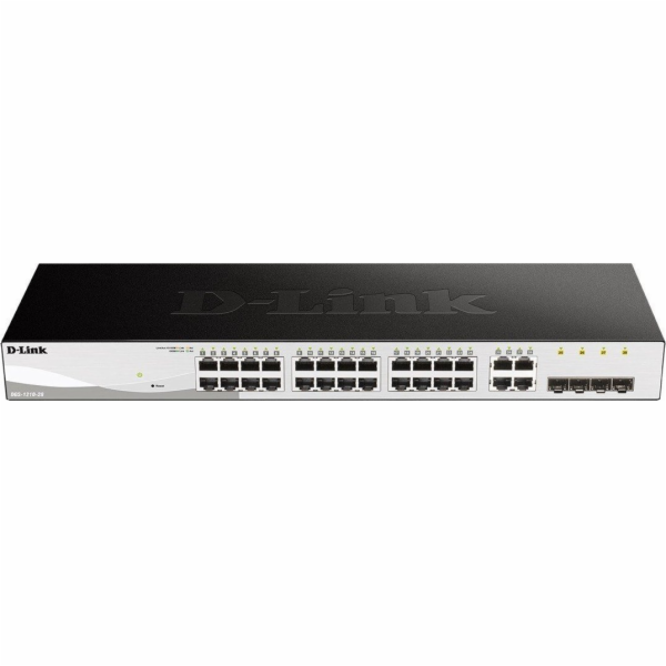 D-Link DGS-1210-28 28-port Gigabit Smart+ Switch, 24x GbE...