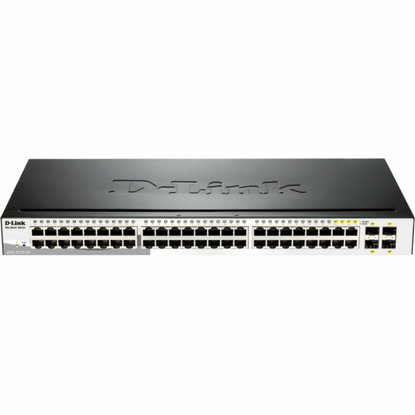 D-Link DGS-1210-48 52-port Gigabit Smart Switch, 48x GbE,...