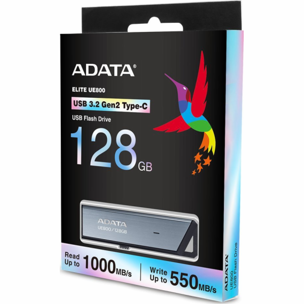ADATA UE800 128GB / USB 3.2 Gen2 / stříbrná AELI-UE800-12...