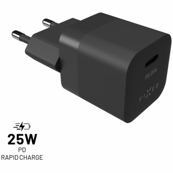 Fixed nabíječka 25W FIXC25M-C-BK