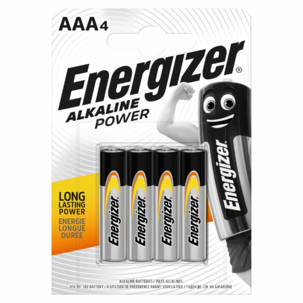 Baterie Energizer Alkalina Power AAA/R03, Blistr
