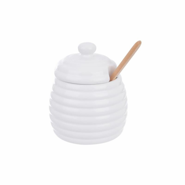 Dóza na med WHITELINE 340 ml+lžička