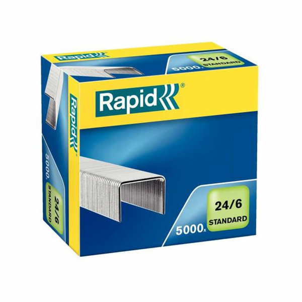 Rapid drátky Standard 24/6, 5000 ks
