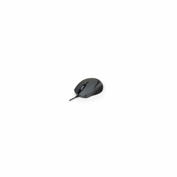 PORT optická myš SILENT, USB-A/USB-C, 3600 DPI, černá