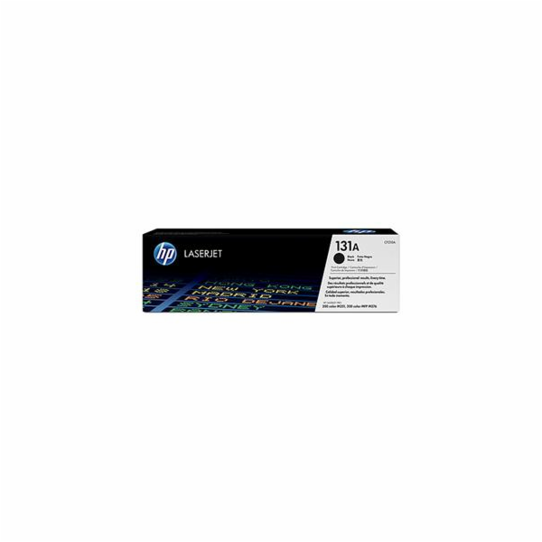 HP 131A Black LJ Toner Cart, CF210A (1,520 pages)