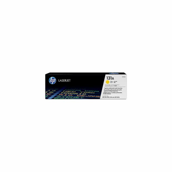 HP 131A Yellow LJ Toner Cart, CF212A (1,800 pages)