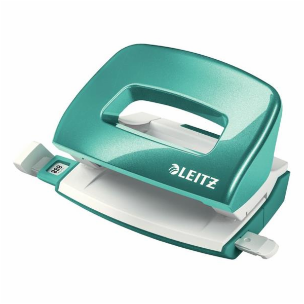 LEITZ Mini děrovačka  NeXXt 5060, ledově modrá