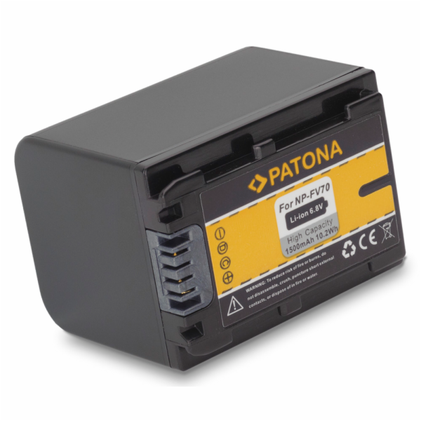 PATONA baterie pro digitální kameru Sony NP-FV70 1500mAh