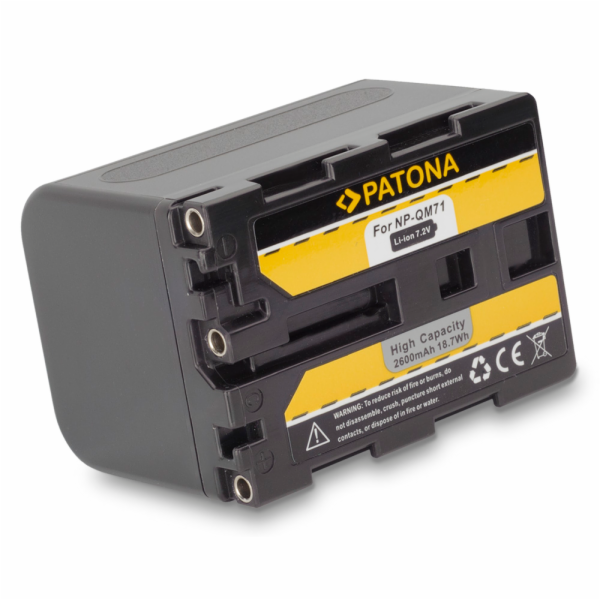 PATONA baterie pro digitální kameru Sony QM71 2600mAh