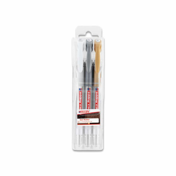 Fix popisovač Edding 2185/3B gelový roller 3ks set