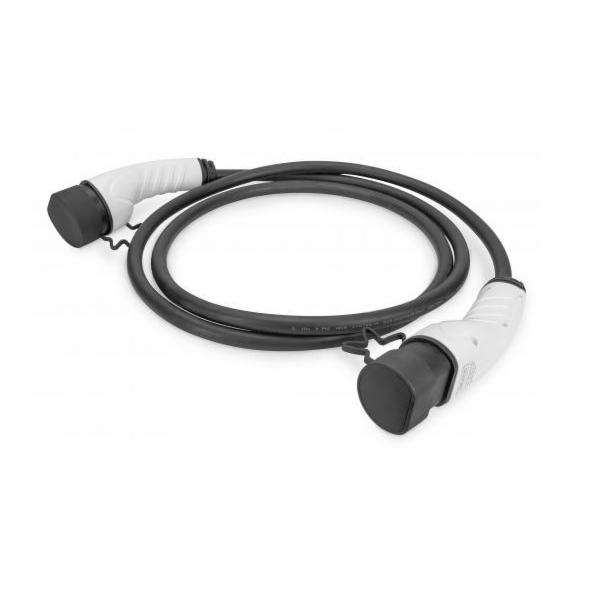 DIGITUS Třífázový 32A nabíjecí kabel typu2/typ2, přímý 5 m