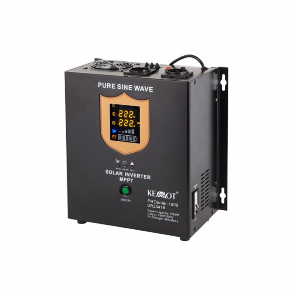 Měnič napětí KEMOT PROsolar-2500 1800W 24V Black
