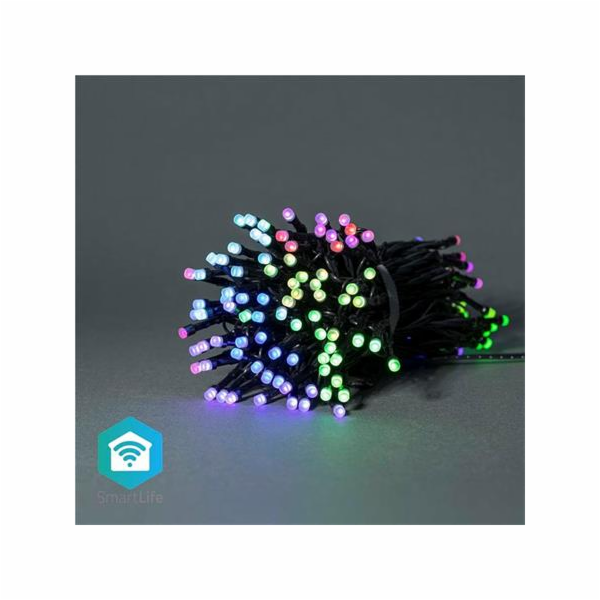 NEDIS Wi-Fi chytré dekorativní LED/ RGB/ 168 LED s/ Andro...