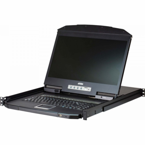 ATEN CL3108NX-ATA-AG racková konzole 47 cm (18.5") Černá 1U