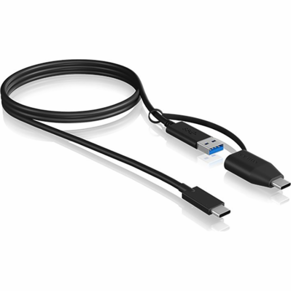 USB 3.2 Gen 2 Kabel, USB-C Stecker > USB-A + USB-C Stecker