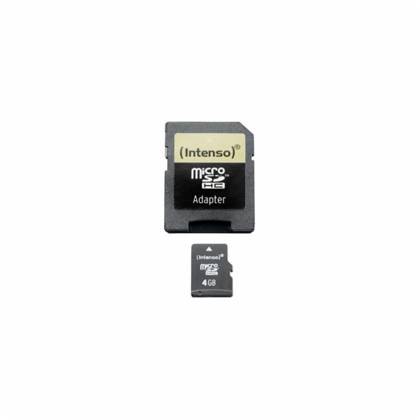 Intenso microSDHC 4 GB paměťová karta