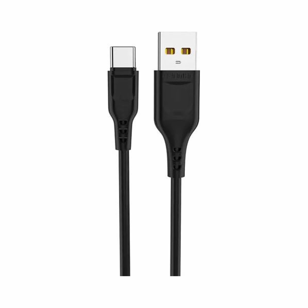 Denmen USB-A – USB-C kabel USB 1 m černý (29349)