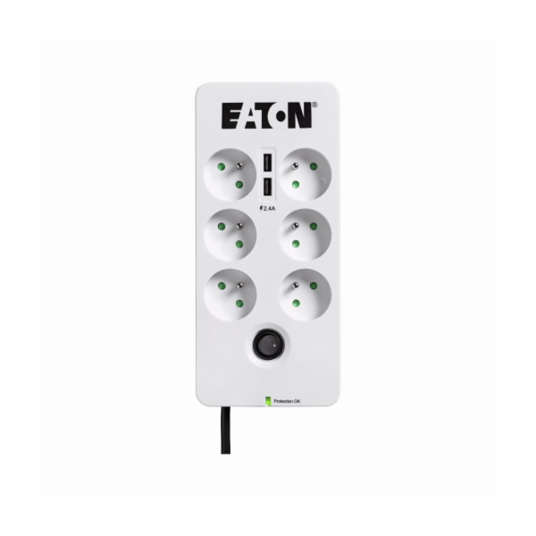 Eaton Protection Box 6 Tel@ USB FR, přepěťová ochrana, 6 ...
