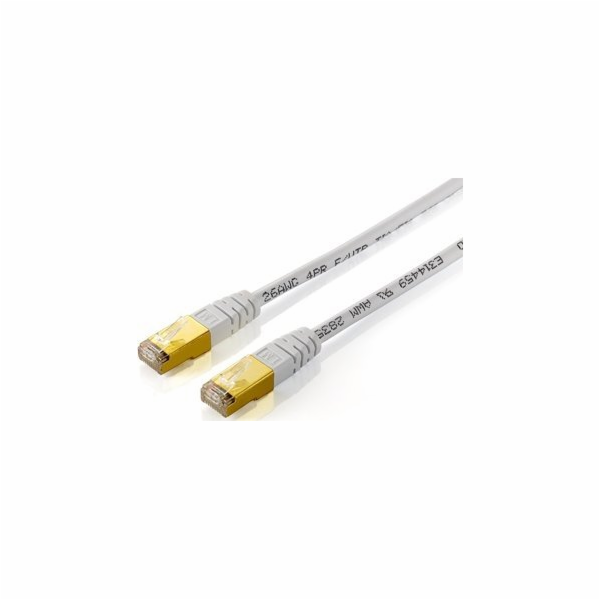 Equip Equip Patchkabel RJ45 F/UTP Cat5e 10,00 m weiß (FTP...