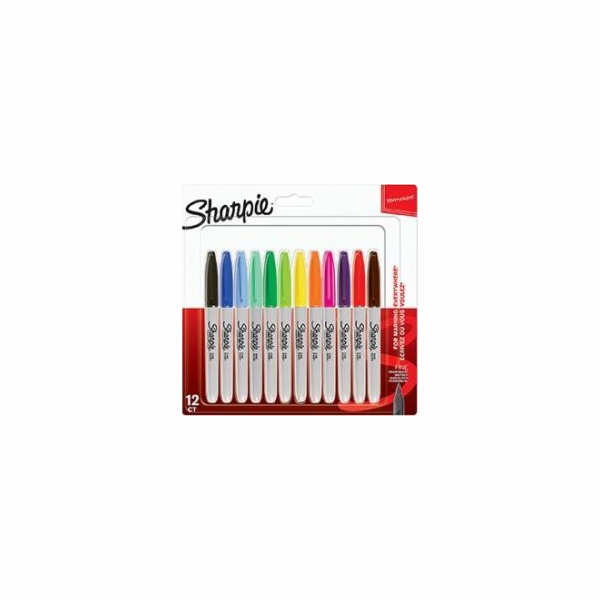 1x12 Sharpie Permanentmarker F 12 colours