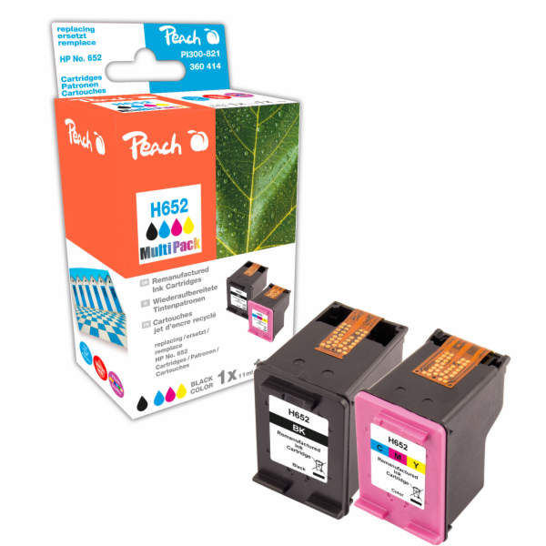 PEACH kompatibilní cartridge HP No 652 MultiPack Plus