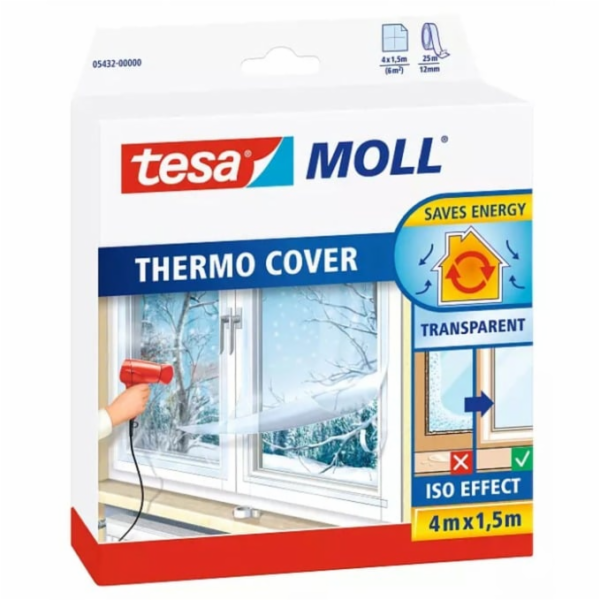 Tesamoll Izolační fólie na okno Thermo Cover 4 x 1,5 m