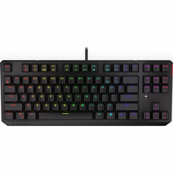 Endorfy herní klávesnice Thock TKL Kailh  BL RGB /USB/ bl...