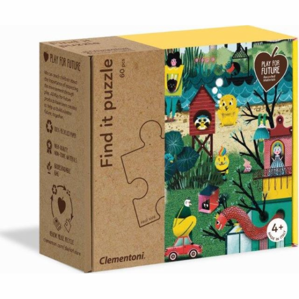 Clementoni 60dílné puzzle Zvířata