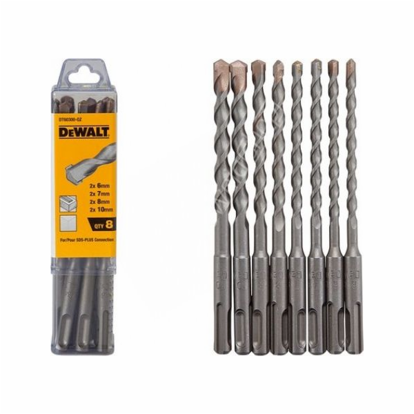 SDS 8-piece drill bit set DT60300-QZ DEWALT