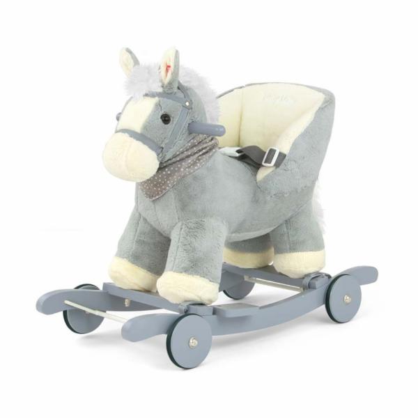 Milly Mally Polly šedý houpací koník