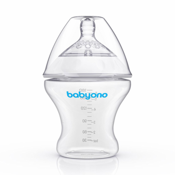 Babyono přírodní kojenecká láhev 0m+ 180ml (1450)